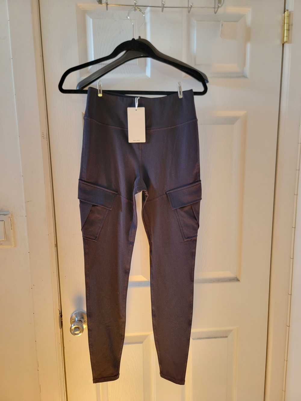 High-Waist Cargo Pocket Leggings -